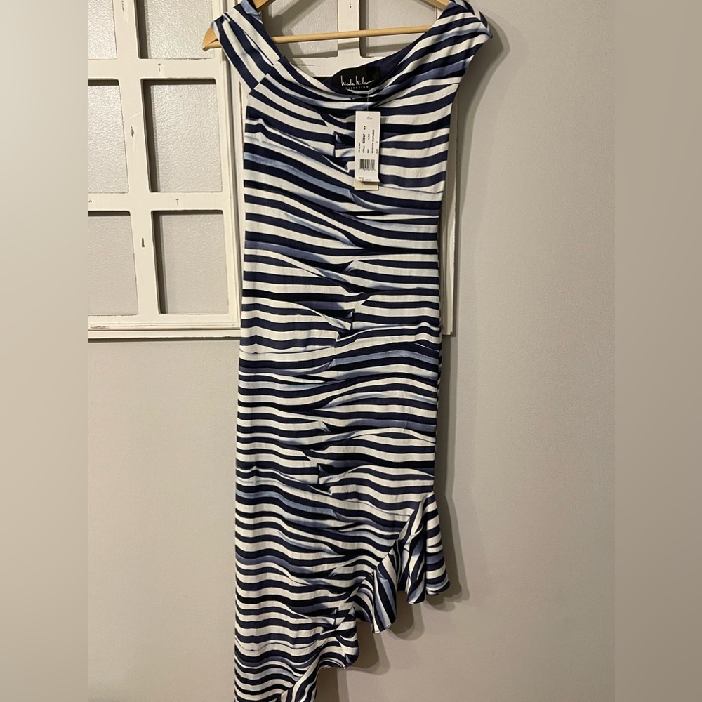 Nicole Miller Off Shoulder Dress